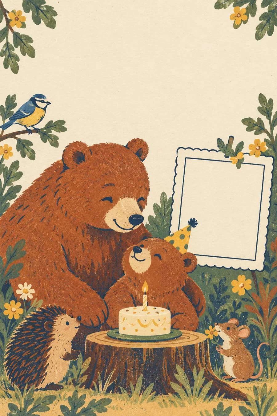 Carte anniversaire à imprimer pour maman (avec photo)