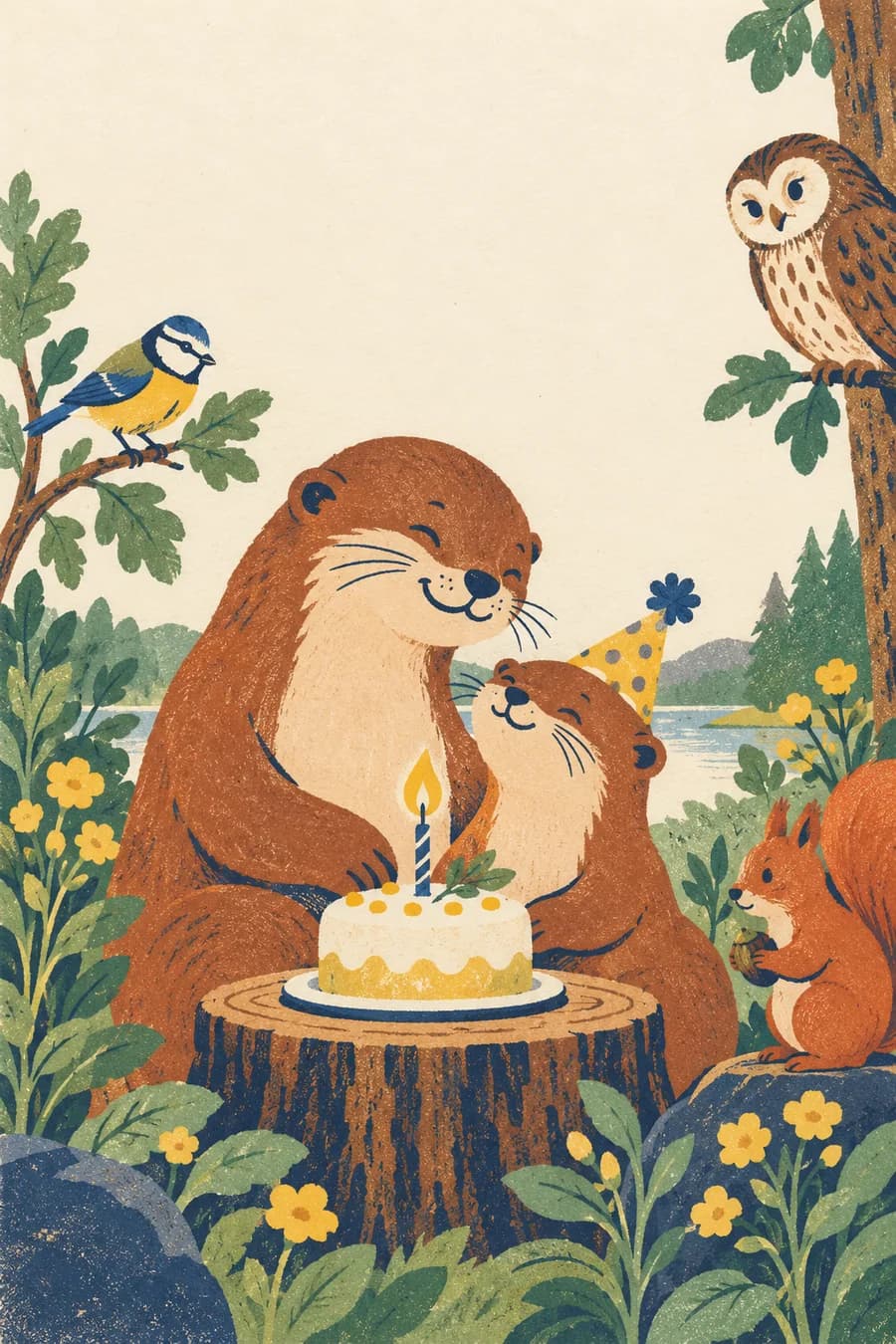 Carte anniversaire à imprimer pour maman (pop up)
