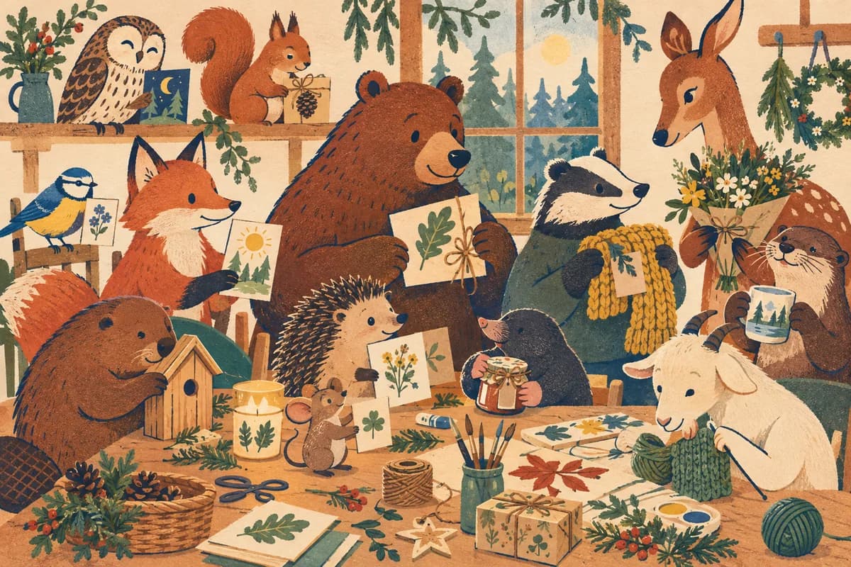 Idées de cadeaux faits main pour un parrain ou une marraine : Selon le projet choisi, le cadeau prend la forme d’une carte pliée, d’un livret de quatre pages ou de trois bons illustrés. Il contient des