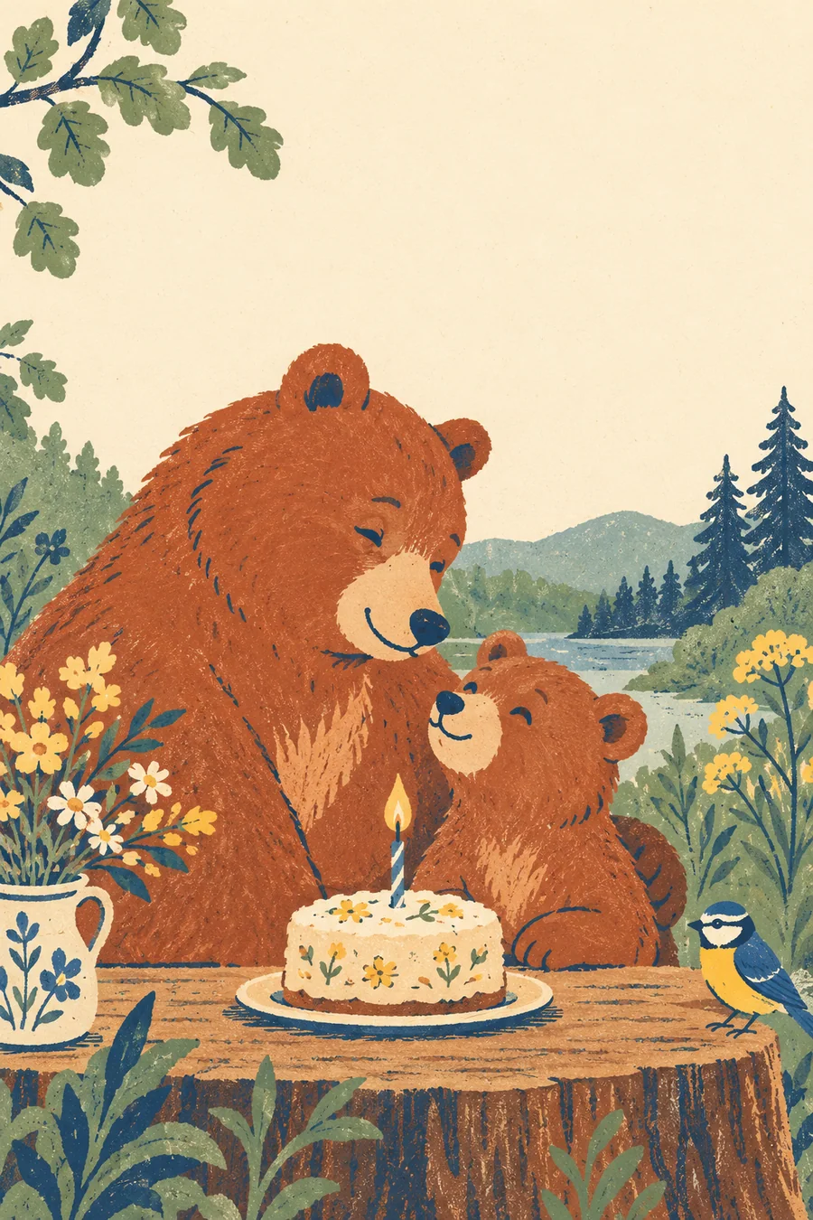 Carte anniversaire à imprimer pour maman
